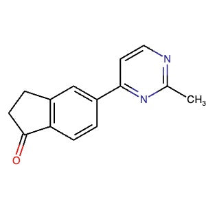 1334784-75-6 | 5-(2-Methylpyrimidin-4-yl)-2,3-dihydro-1H-inden-1-one - Hoffman Fine Chemicals