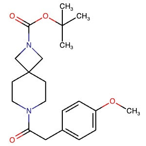 1334784-96-1 | tert-Butyl 7-(2-(4-methoxyphenyl)acetyl)-2,7-diazaspiro[3.5]nonane-2-carboxylate - Hoffman Fine Chemicals