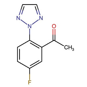 1346817-32-0 | 1-(5-Fluoro-2-(2H-1,2,3-triazol-2-yl)phenyl)ethan-1-one - Hoffman Fine Chemicals