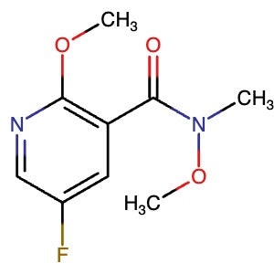 1346817-38-6 | 5-Fluoro-N,2-dimethoxy-N-methylnicotinamide - Hoffman Fine Chemicals