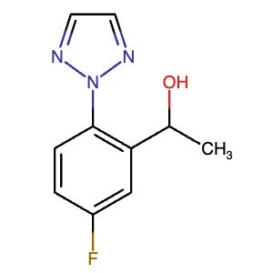 1346817-50-2 | 1-(5-Fluoro-2-(2H-1,2,3-triazol-2-yl)phenyl)ethan-1-ol - Hoffman Fine Chemicals