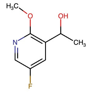 1346817-55-7 | 1-(5-Fluoro-2-methoxypyridin-3-yl)ethan-1-ol - Hoffman Fine Chemicals