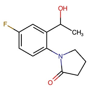 1346819-50-8 | 1-(4-Fluoro-2-(1-hydroxyethyl)phenyl)pyrrolidin-2-one - Hoffman Fine Chemicals