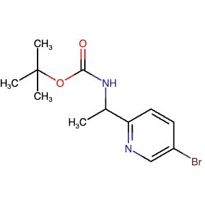 1346819-53-1 | tert-Butyl (1-(5-bromopyridin-2-yl)ethyl)carbamate - Hoffman Fine Chemicals