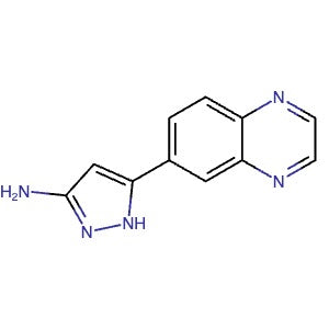 1346850-80-3 | 5-(Quinoxalin-6-yl)-1H-pyrazol-3-amine - Hoffman Fine Chemicals