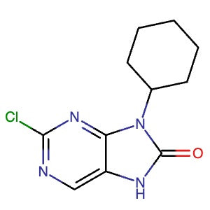 1352623-69-8 | 2-Chloro-9-cyclohexyl-7,9-dihydro-8H-purin-8-one - Hoffman Fine Chemicals