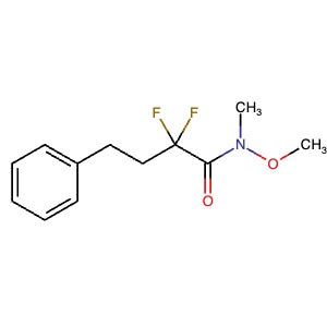 1352954-26-7 | 2,2-Difluoro-N-methoxy-N-methyl-4-phenylbutanamide - Hoffman Fine Chemicals