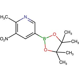 1353715-51-1 | 2-Methyl-3-nitro-5-(4,4,5,5-tetramethyl-1,3,2-dioxaborolan-2-yl)pyridine - Hoffman Fine Chemicals