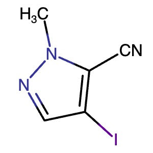 1354705-14-8 | 4-Iodo-1-methyl-1H-pyrazole-5-carbonitrile - Hoffman Fine Chemicals