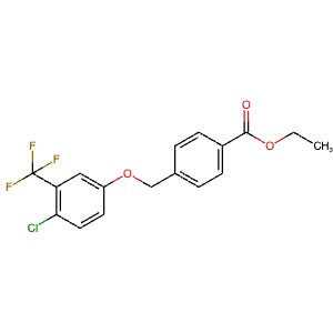 1355637-03-4 | Ethyl 4-((4-chloro-3-(trifluoromethyl)phenoxy)methyl)benzoate - Hoffman Fine Chemicals