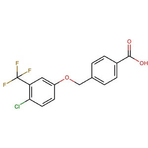 1355637-18-1 | 4-((4-Chloro-3-(trifluoromethyl)phenoxy)methyl)benzoic acid - Hoffman Fine Chemicals