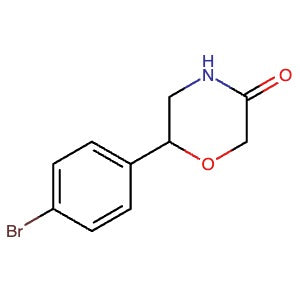 1368418-27-2 | 6-(4-Bromophenyl)morpholin-3-one - Hoffman Fine Chemicals