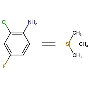 1374194-14-5 | 2-Chloro-4-fluoro-6-((trimethylsilyl)ethynyl)aniline - Hoffman Fine Chemicals