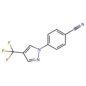 1393125-34-2 | 4-(4-(Trifluoromethyl)-1H-pyrazol-1-yl)benzonitrile - Hoffman Fine Chemicals