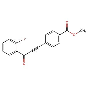 1394284-79-7 | Methyl 4-(3-(2-bromophenyl)-3-oxoprop-1-yn-1-yl)benzoate - Hoffman Fine Chemicals