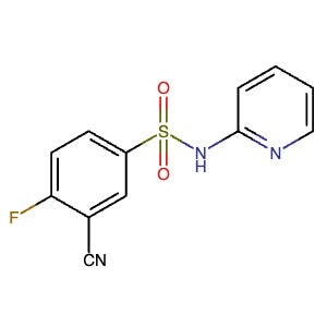 1405742-57-5 | 3-Cyano-4-fluoro-N-(pyridin-2-yl)benzenesulfonamide - Hoffman Fine Chemicals