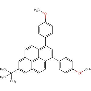 1421130-58-6 | 7-(tert-Butyl)-1,3-bis(4-methoxyphenyl)pyrene - Hoffman Fine Chemicals