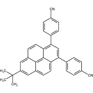 1421130-59-7 | 4,4'-(7-(tert-Butyl)pyrene-1,3-diyl)dibenzonitrile - Hoffman Fine Chemicals