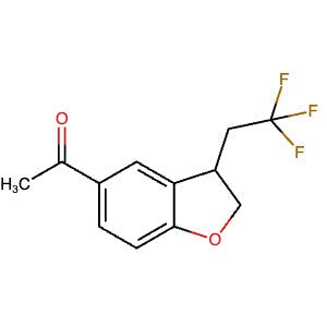 1440538-47-5 | 1-(3-(2,2,2-Trifluoroethyl)-2,3-dihydrobenzofuran-5-yl)ethan-1-one - Hoffman Fine Chemicals