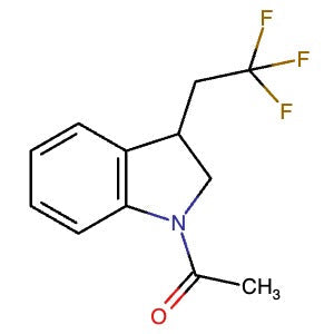 1440538-49-7 | 1-(3-(2,2,2-Trifluoroethyl)indolin-1-yl)ethan-1-one - Hoffman Fine Chemicals