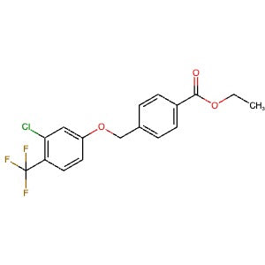 1443431-00-2 | Ethyl 4-((3-chloro-4-(trifluoromethyl)phenoxy)methyl)benzoate - Hoffman Fine Chemicals