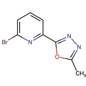 1446416-23-4 | 2-(6-Bromopyridin-2-yl)-5-methyl-1,3,4-oxadiazole - Hoffman Fine Chemicals