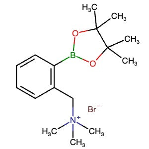 1447933-45-0 | N,N,N-Trimethyl-1-(2-(4,4,5,5-tetramethyl-1,3,2-dioxaborolan-2-yl)phenyl)methanaminium bromide - Hoffman Fine Chemicals