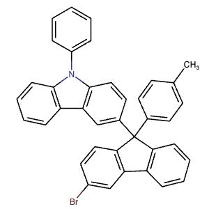 1448222-36-3 | 3-(3-Bromo-9-p-tolyl-9H-fluoren-9-yl)-9-phenyl-9H-carbazole - Hoffman Fine Chemicals