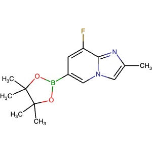 1449599-86-3 | 8-Fluoro-2-methyl-6-(4,4,5,5-tetramethyl-1,3,2-dioxaborolan-2-yl)imidazo[1,2-a]pyridine - Hoffman Fine Chemicals