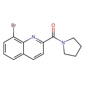 1453798-98-5 | (8-Bromoquinolin-2-yl)(pyrrolidin-1-yl)methanone - Hoffman Fine Chemicals