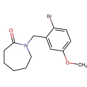 1464885-12-8 | 1-(2-bromo-5-methoxybenzyl)azepan-2-one - Hoffman Fine Chemicals