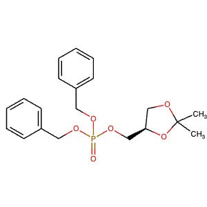 146491-07-8 | Dibenzyl [(4R)-2,2-dimethyl-1,3-dioxolan-4-yl]methyl phosphate - Hoffman Fine Chemicals