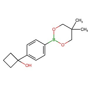 1467059-89-7 | 1-(4-(5,5-Dimethyl-1,3,2-dioxaborinan-2-yl)phenyl)cyclobutan-1-ol - Hoffman Fine Chemicals