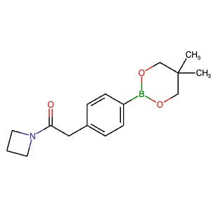 1467060-10-1 | 1-(Azetidin-1-yl)-2-(4-(5,5-dimethyl-1,3,2-dioxaborinan-2-yl)phenyl)ethan-1-one - Hoffman Fine Chemicals