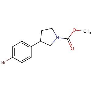 1467060-19-0 | Methyl 3-(4-bromophenyl)pyrrolidine-1-carboxylate - Hoffman Fine Chemicals