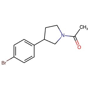 1467060-22-5 | 1-(3-(4-Bromophenyl)pyrrolidin-1-yl)ethan-1-one - Hoffman Fine Chemicals