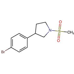 1467060-25-8 | 3-(4-Bromophenyl)-1-(methylsulfonyl)pyrrolidine - Hoffman Fine Chemicals