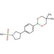 1467060-26-9 | 3-(4-(5,5-Dimethyl-1,3,2-dioxaborinan-2-yl)phenyl)-1-(methylsulfonyl)pyrrolidine - Hoffman Fine Chemicals