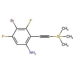 1467060-37-2 | 4-Bromo-3,5-difluoro-2-((trimethylsilyl)ethynyl)aniline - Hoffman Fine Chemicals