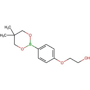 1467060-45-2 | 2-(4-(5,5-Dimethyl-1,3,2-dioxaborinan-2-yl)phenoxy)ethan-1-ol - Hoffman Fine Chemicals