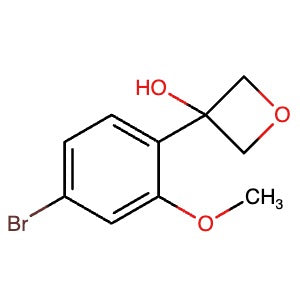 1467060-99-6 | 3-(4-Bromo-2-methoxyphenyl)oxetan-3-ol - Hoffman Fine Chemicals