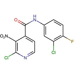 1469764-67-7 | 2-Chloro-N-(3-chloro-4-fluorophenyl)-3-nitroisonicotinamide - Hoffman Fine Chemicals