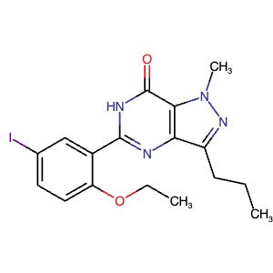 1491216-01-3 | 5-(2-Ethoxy-5-iodo-phenyl)-1-methyl-3-propyl-6H-pyrazolo[4,3-d]pyrimidin-7-one - Hoffman Fine Chemicals