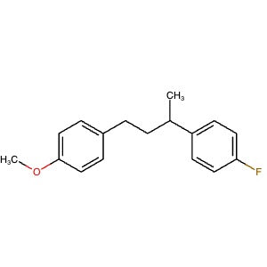 1493686-77-3 | 1-Fluoro-4-(4-(4-methoxyphenyl)butan-2-yl)benzene - Hoffman Fine Chemicals