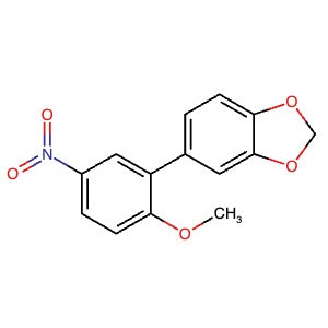 1500017-52-6 | 5-(2-Methoxy-5-nitrophenyl)benzo[d][1,3]dioxole - Hoffman Fine Chemicals