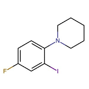 1516340-30-9 | 1-(4-Fluoro-2-iodophenyl)piperidine - Hoffman Fine Chemicals