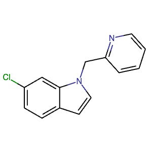1527481-80-6 | 6-Chloro-1-(pyridin-2-ylmethyl)-1H-indole - Hoffman Fine Chemicals