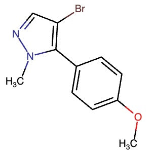 1539838-73-7 | 4-Bromo-5-(4-methoxyphenyl)-1-methyl-1H-pyrazole - Hoffman Fine Chemicals