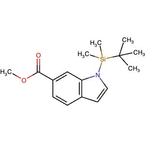 1558048-86-4 | Methyl-1-(tert-butyldimethylsilyl)-1H-indole-6-carboxylate - Hoffman Fine Chemicals