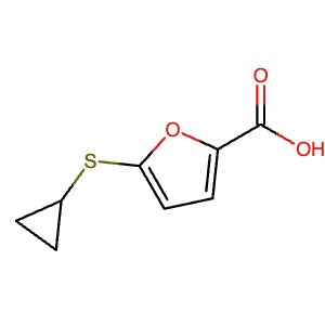 1564556-18-8 | 5-(Cyclopropylthio)furan-2-carboxylic acid - Hoffman Fine Chemicals